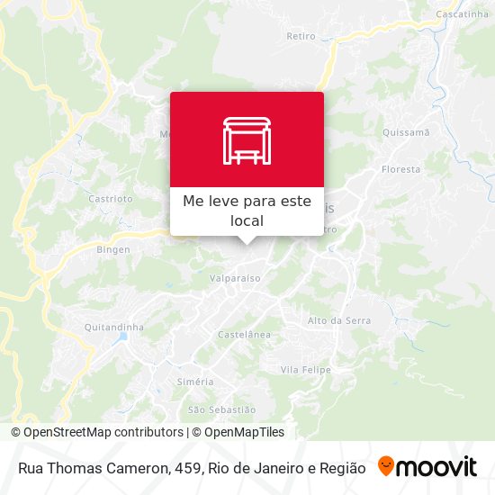 Rua Thomas Cameron, 459 mapa