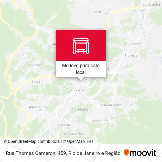 Rua Thomas Cameron, 459 mapa
