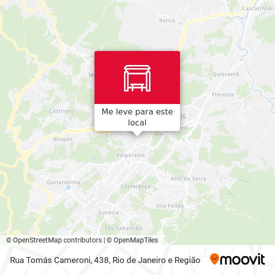 Rua Tomás Cameroni, 438 mapa