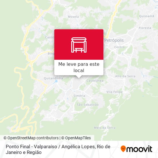 Ponto Final - Valparaíso / Angélica Lopes mapa