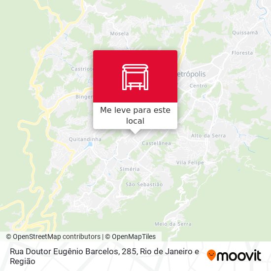 Rua Doutor Eugênio Barcelos, 285 mapa