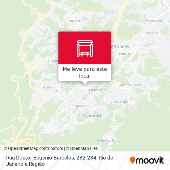 Rua Doutor Eugênio Barcelos, 282-284 mapa