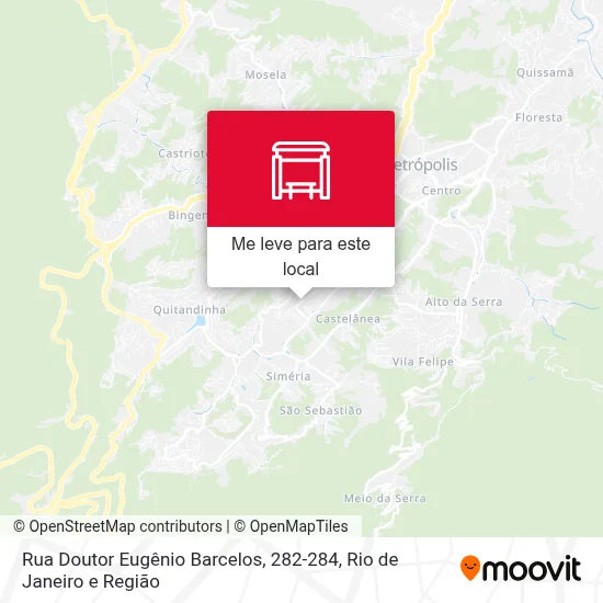 Rua Doutor Eugênio Barcelos, 282-284 mapa