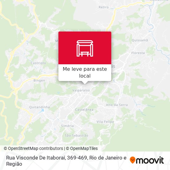 Rua Visconde De Itaboraí, 369-469 mapa