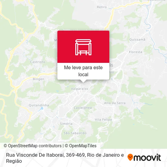 Rua Visconde De Itaboraí, 369-469 mapa