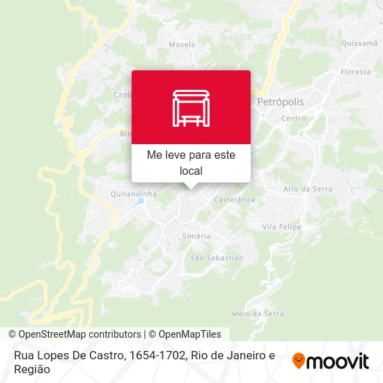 Rua Lopes De Castro, 1654-1702 mapa