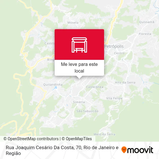 Rua Joaquim Cesário Da Costa, 70 mapa
