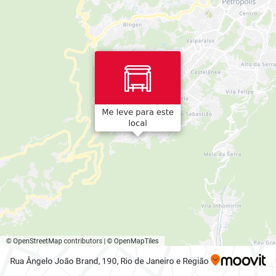 Rua Ângelo João Brand, 190 mapa