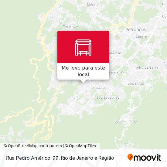 Rua Pedro Américo, 99 mapa