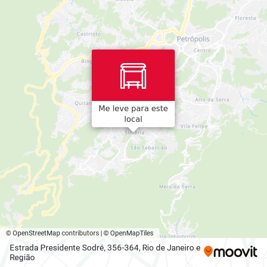 Estrada Presidente Sodré, 356-364 mapa