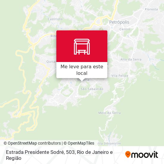 Estrada Presidente Sodré, 503 mapa