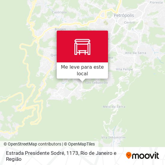 Estrada Presidente Sodré, 1173 mapa