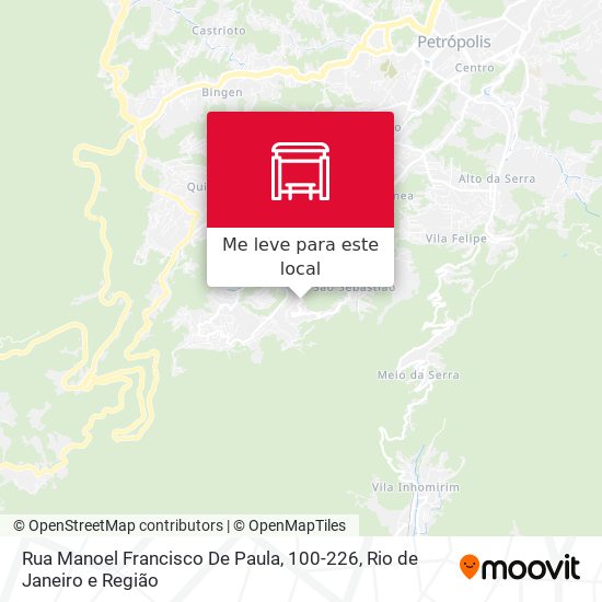 Rua Manoel Francisco De Paula, 100-226 mapa