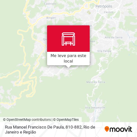 Rua Manoel Francisco De Paula, 810-882 mapa