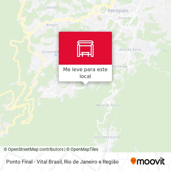 Ponto Final - Vital Brasil mapa