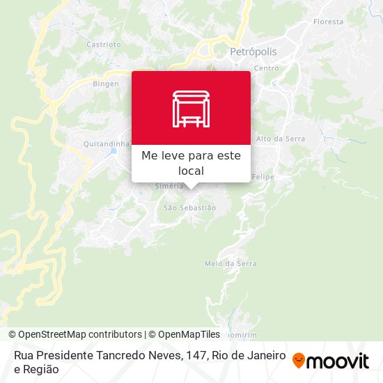 Rua Presidente Tancredo Neves, 147 mapa
