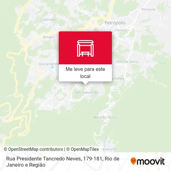 Rua Presidente Tancredo Neves, 179-181 mapa