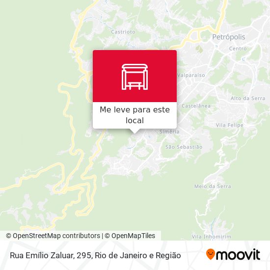 Rua Emílio Zaluar, 295 mapa