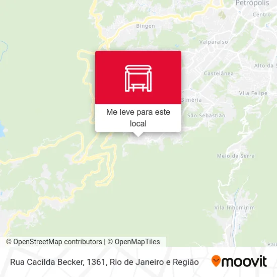Rua Cacilda Becker, 1361 mapa