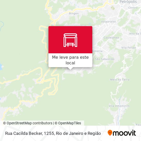 Rua Cacilda Becker, 1255 mapa