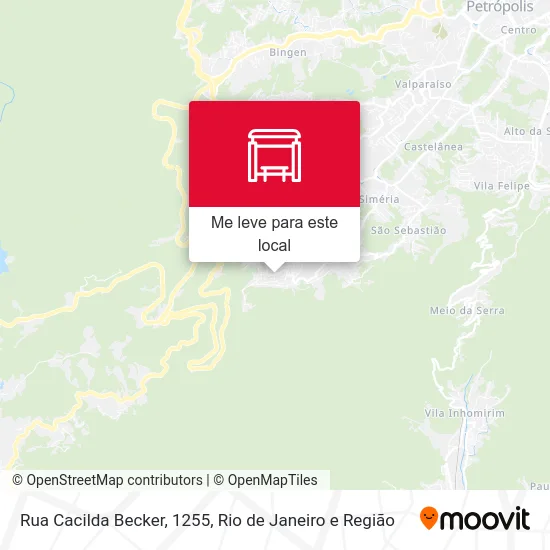 Rua Cacilda Becker, 1255 mapa