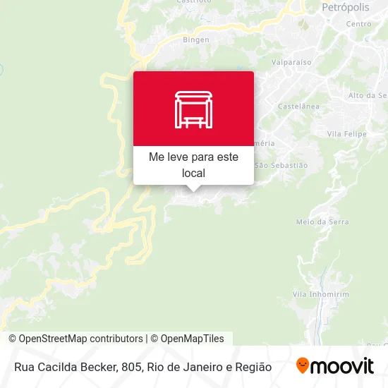Rua Cacilda Becker, 805 mapa