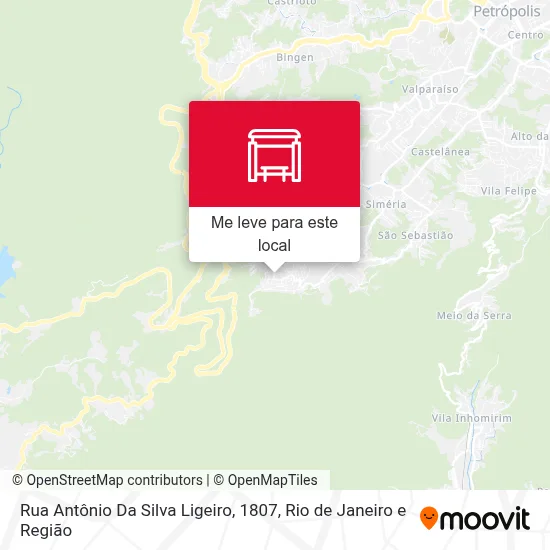 Rua Antônio Da Silva Ligeiro, 1807 mapa