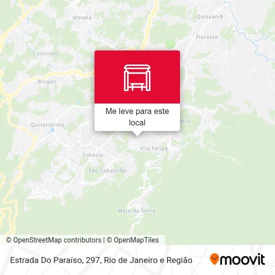 Estrada Do Paraíso, 297 mapa