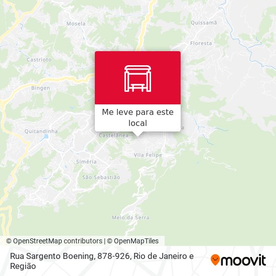 Rua Sargento Boening, 878-926 mapa