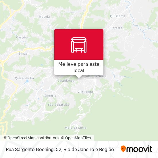 Rua Sargento Boening, 52 mapa