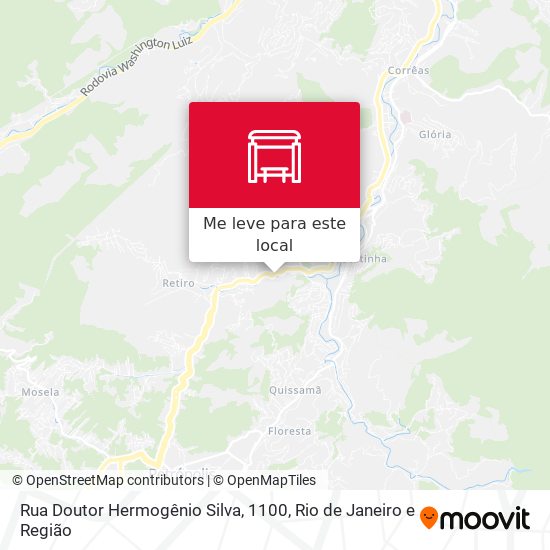 Rua Doutor Hermogênio Silva, 1100 mapa