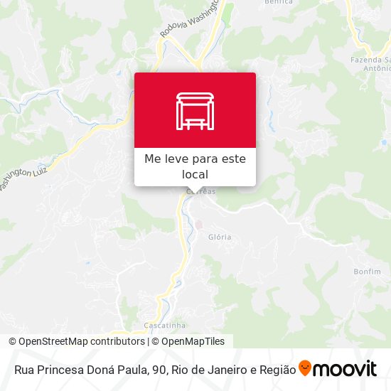 Rua Princesa Doná Paula, 90 mapa