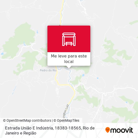 Estrada União E Indústria, 18383-18565 mapa