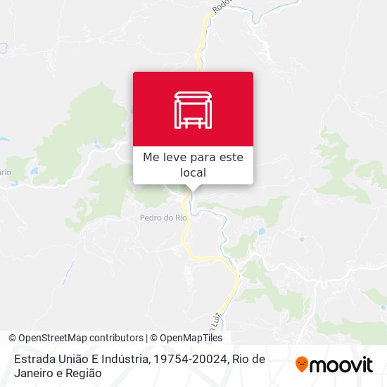 Estrada União E Indústria, 19754-20024 mapa