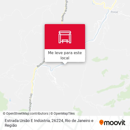 Estrada União E Indústria, 26224 mapa