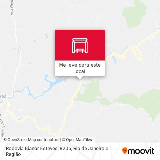 Rodovia Bianor Esteves, 8206 mapa