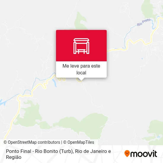Ponto Final - Rio Bonito (Turb) mapa