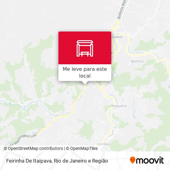 Feirinha De Itaipava mapa