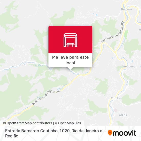 Estrada Bernardo Coutinho, 1020 mapa