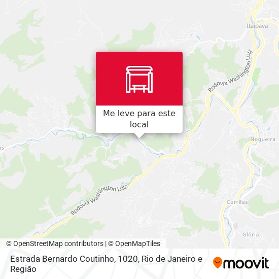 Estrada Bernardo Coutinho, 1020 mapa