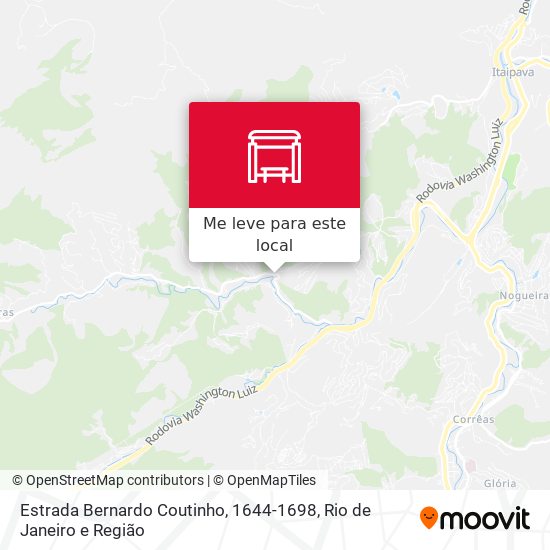 Estrada Bernardo Coutinho, 1644-1698 mapa