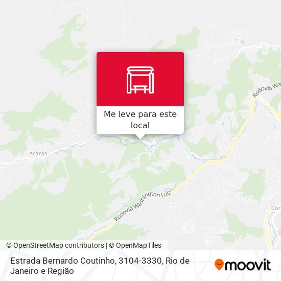 Estrada Bernardo Coutinho, 3104-3330 mapa