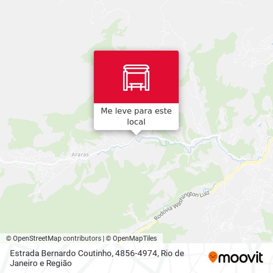 Estrada Bernardo Coutinho, 4856-4974 mapa