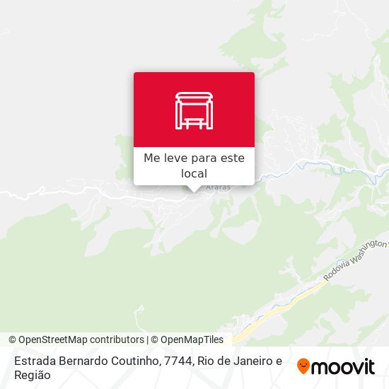 Estrada Bernardo Coutinho, 7744 mapa