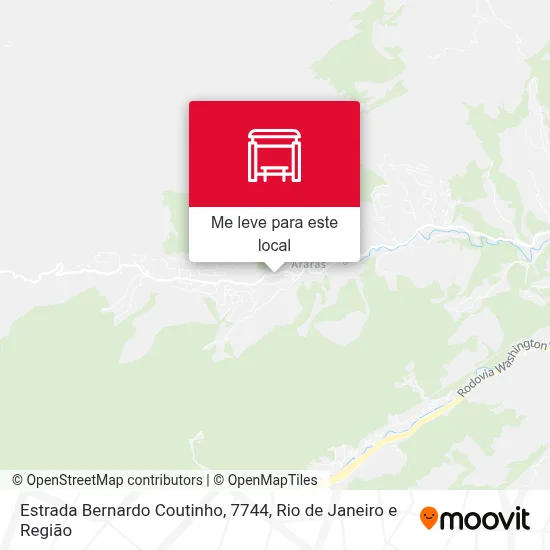 Estrada Bernardo Coutinho, 7744 mapa