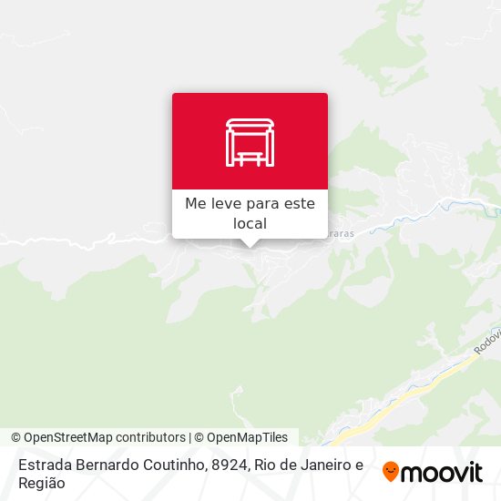Estrada Bernardo Coutinho, 8924 mapa