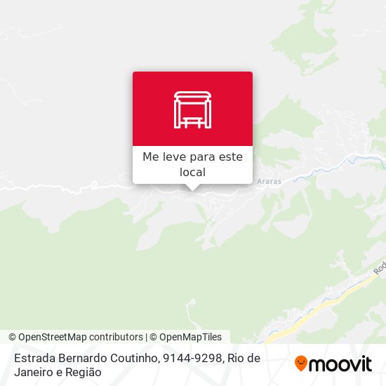 Estrada Bernardo Coutinho, 9144-9298 mapa