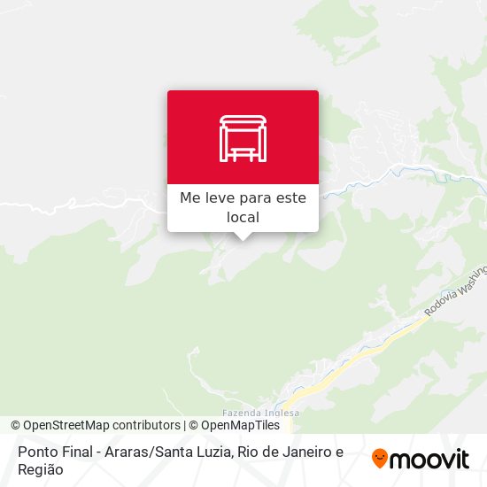 Ponto Final - Araras / Santa Luzia mapa