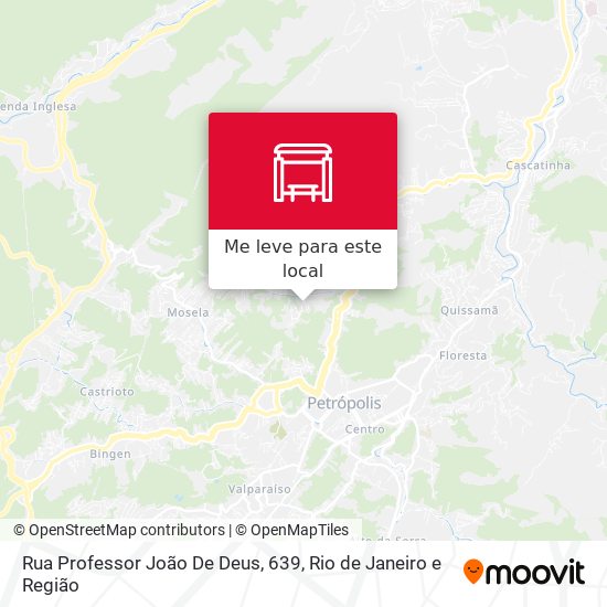 Rua Professor João De Deus, 639 mapa