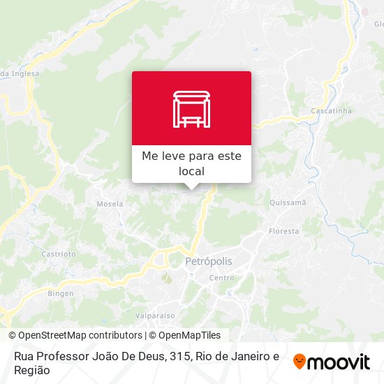 Rua Professor João De Deus, 315 mapa